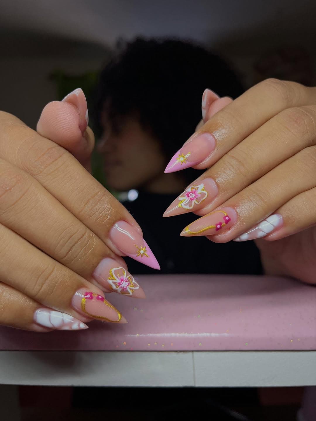 Alongamento de unhas naturais